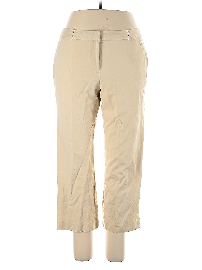 Pre-owned Dana Buchman Khaki Pant In Brown