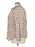 Woman Within 100% Cotton Floral Ivory 3/4 Sleeve Button-Down Shirt Size 22 - photo 4