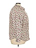 Woman Within 100% Cotton Floral Ivory 3/4 Sleeve Button-Down Shirt Size 22 - photo 3