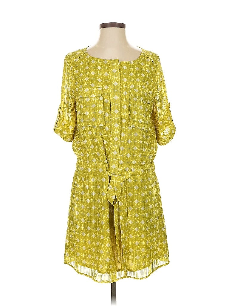 Click to view more detailed imagery on our partner's website Pre-owned Bcbgmaxazria Casual Dress In Yellow
