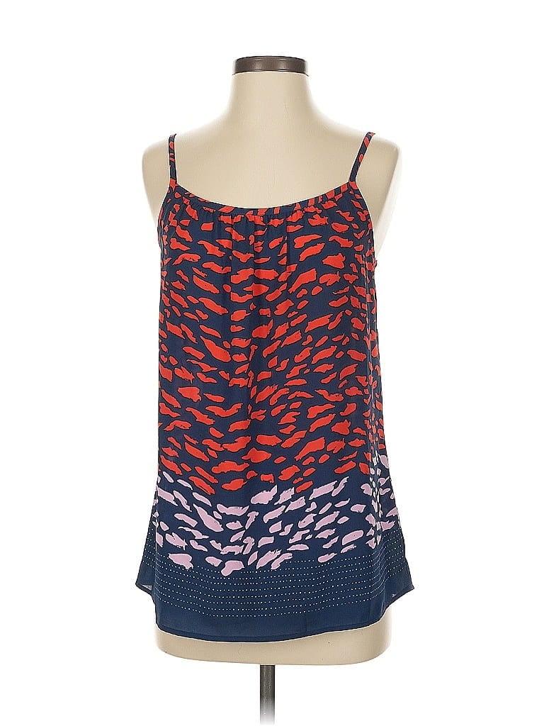 CABI Pre-owned Tank Top Blue Halter Neckline Tops