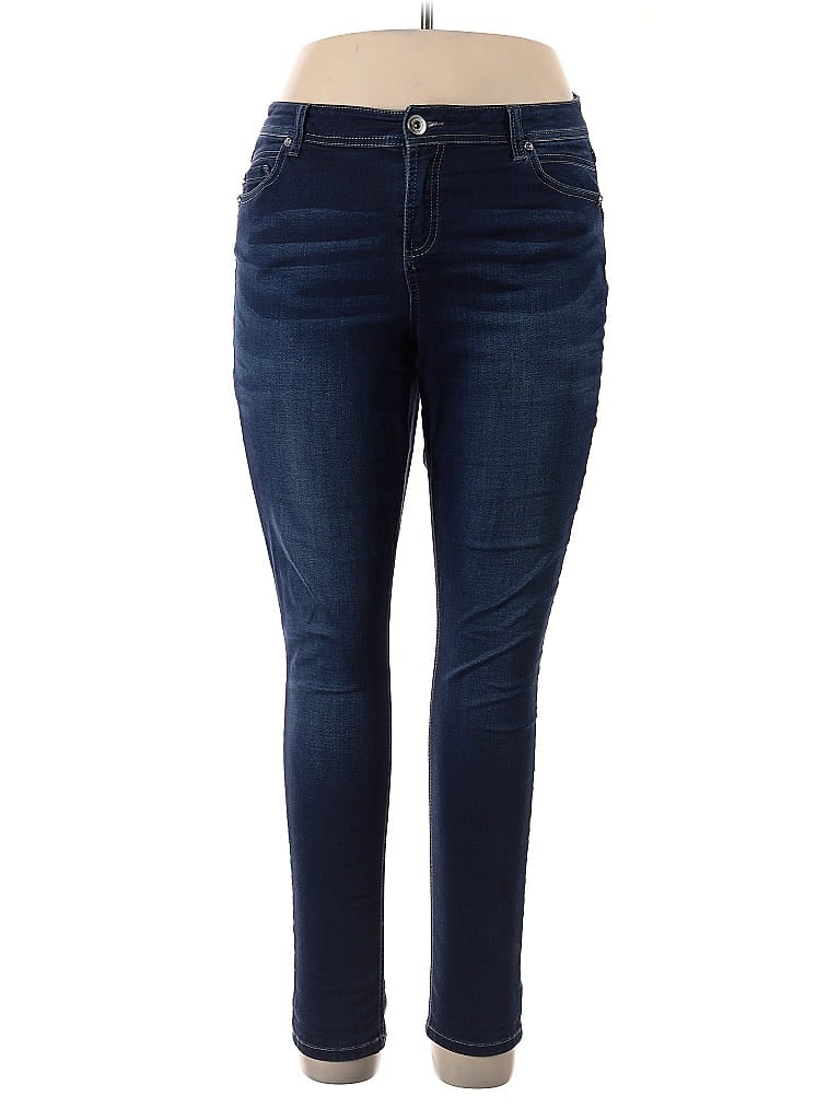 Pre-owned Inc International Concepts Jeans In Blue