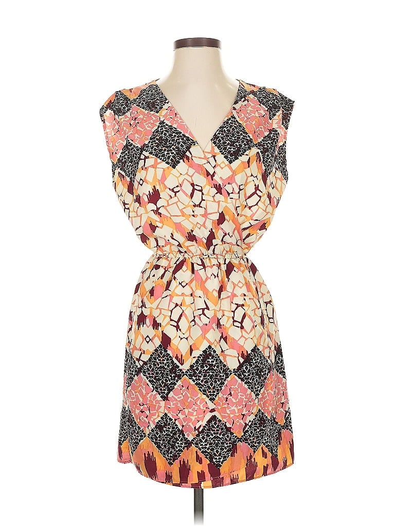 Pre-owned Bar Iii Casual Dress In Orange