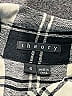 Theory Plaid Black 3/4 Sleeve Button-Down Shirt Size 4 - photo 7