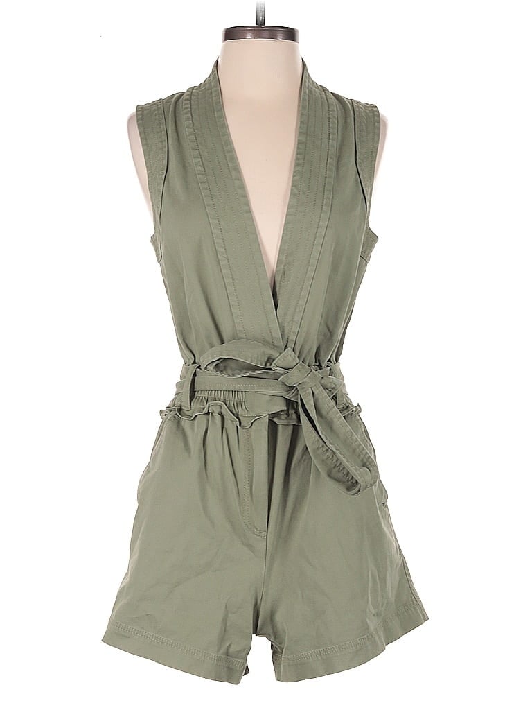 Pre-owned Derek Lam 10 Crosby Romper In Green