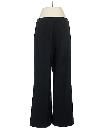 St. John Caviar Black Dress Pants Size 8
