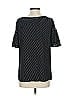 Max Studio Polka Dots Black Short Sleeve Blouse Size S - photo 2