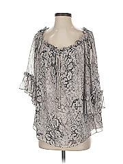 Cynthia Steffe 3/4 Sleeve Silk Top