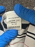 Moa Moa 100% Polyester Stripes Silver Short Sleeve Blouse Size XL - photo 5