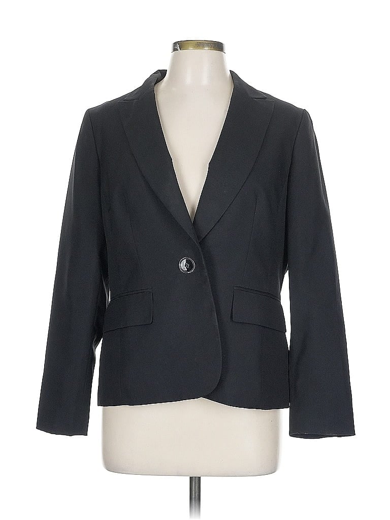 Pre-owned Kasper Blazer Jacket In Black