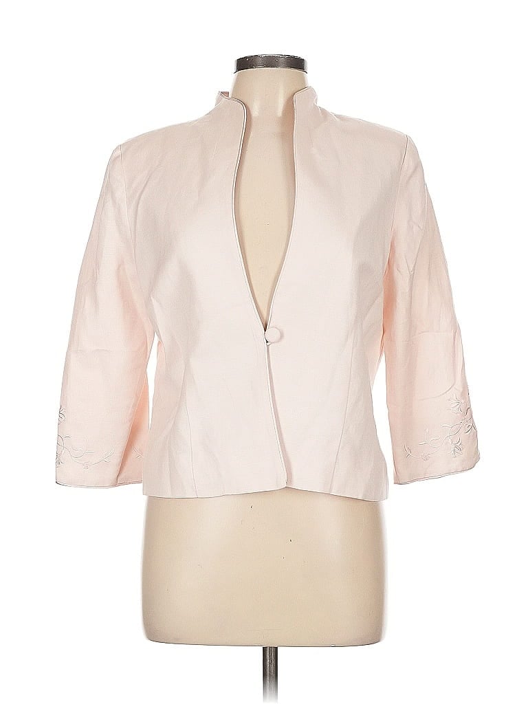 Pre-owned Jessica Howard Blazer Jacket In Pink
