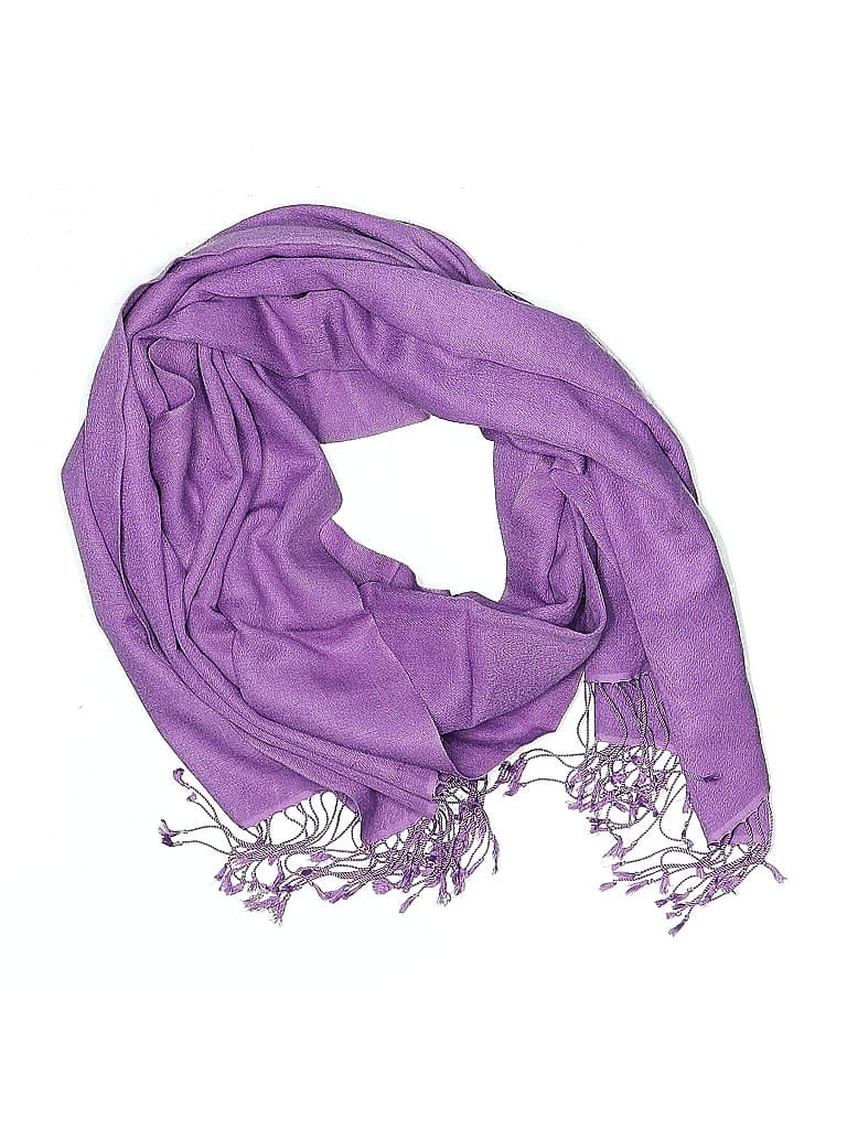 Pre-owned Unbranded Scarf In Purple