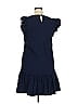 CeCe Solid Blue Casual Dress Size 14 - photo 2
