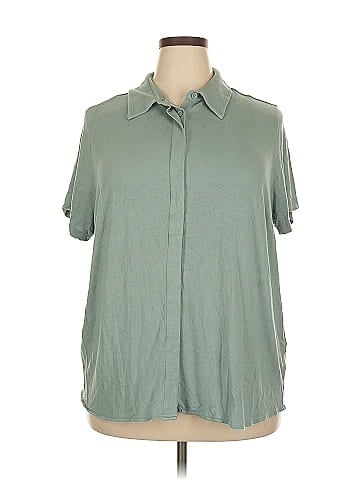Universal Standard Short Sleeve Blouse (view 1)