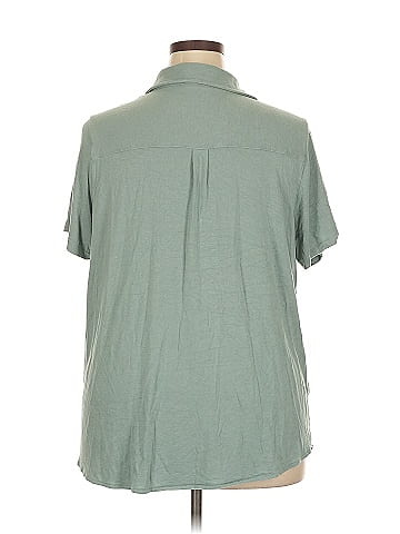Universal Standard Short Sleeve Blouse (view 2)