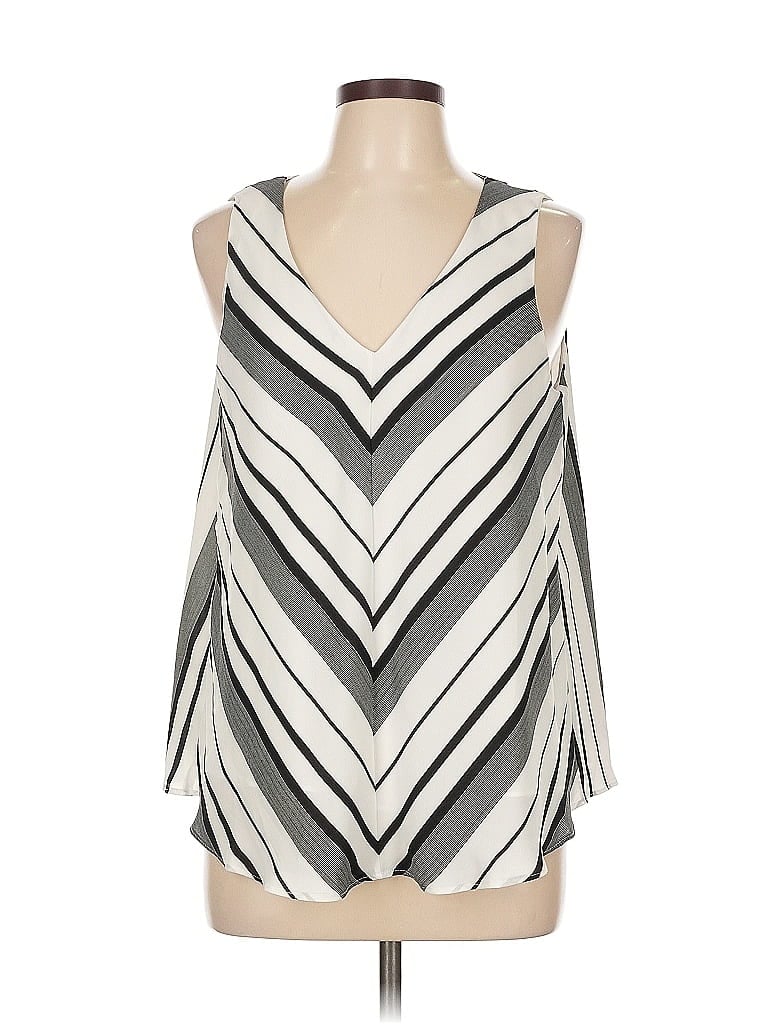 Pre-owned Kenar Sleeveless Blouse In Silver