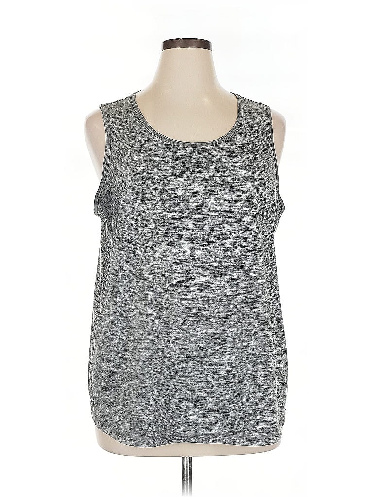 Pre-owned Any Body Sleeveless T-shirt In Gray