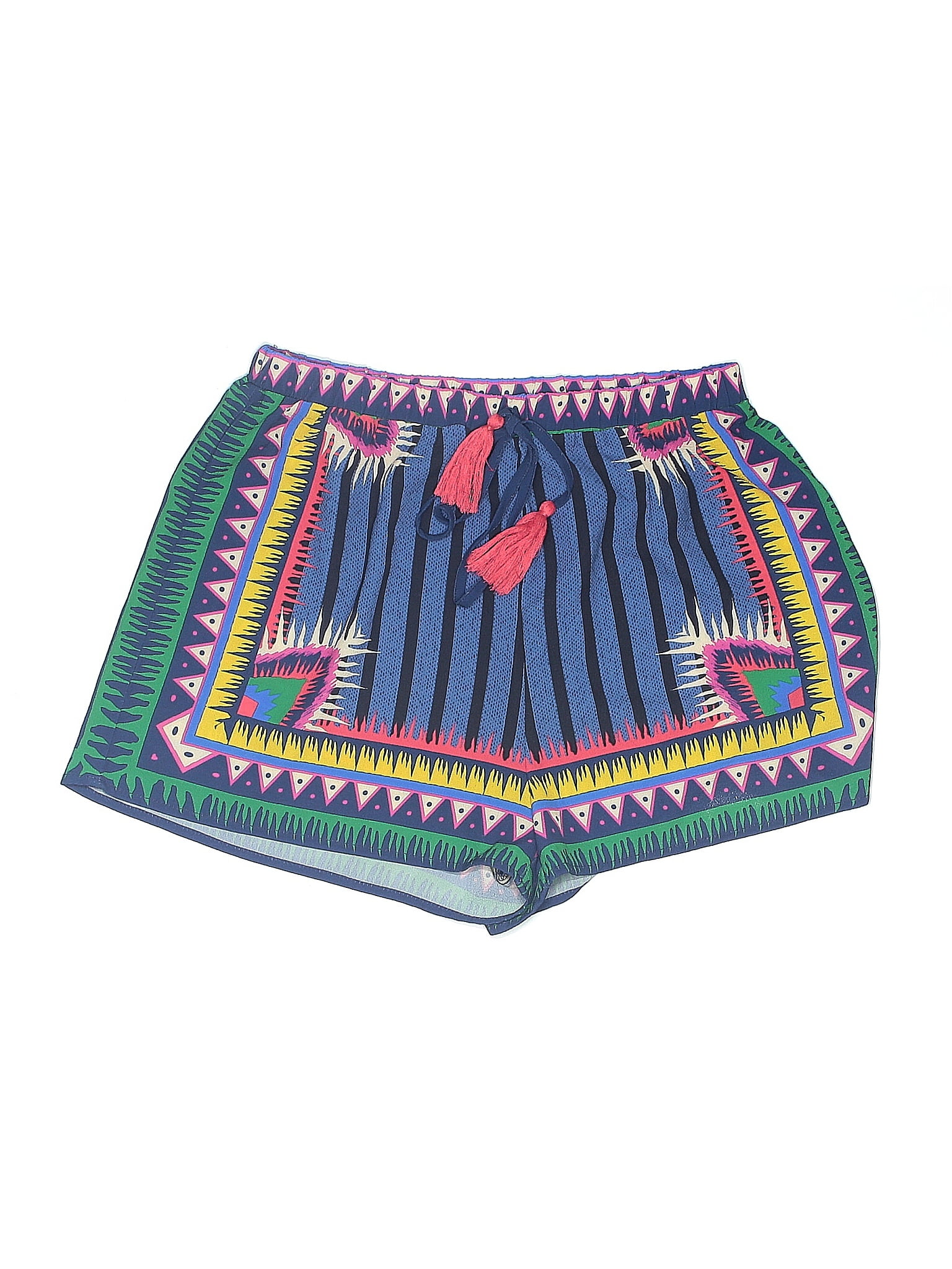 Flying Tomato Graphic Blue Shorts Size S