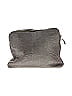 India Hicks 100% Leather Metallic Gray Tan Leather Clutch One size - photo 1