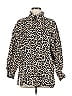 H&M 100% Cotton Animal Print Gold Coat Size M - photo 1