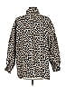 H&M 100% Cotton Animal Print Gold Coat Size M - photo 2