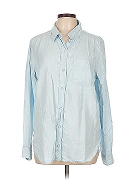 Universal Thread Blue Long Sleeve Button-Down Shirt Size XXL