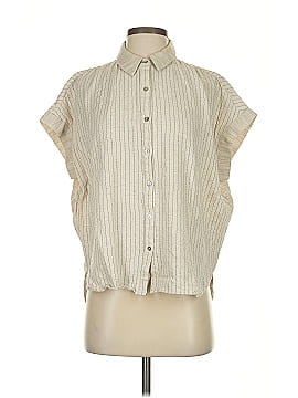 Mystree Sleeveless Button Down Shirt
