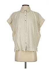 Mystree Sleeveless Button Down Shirt
