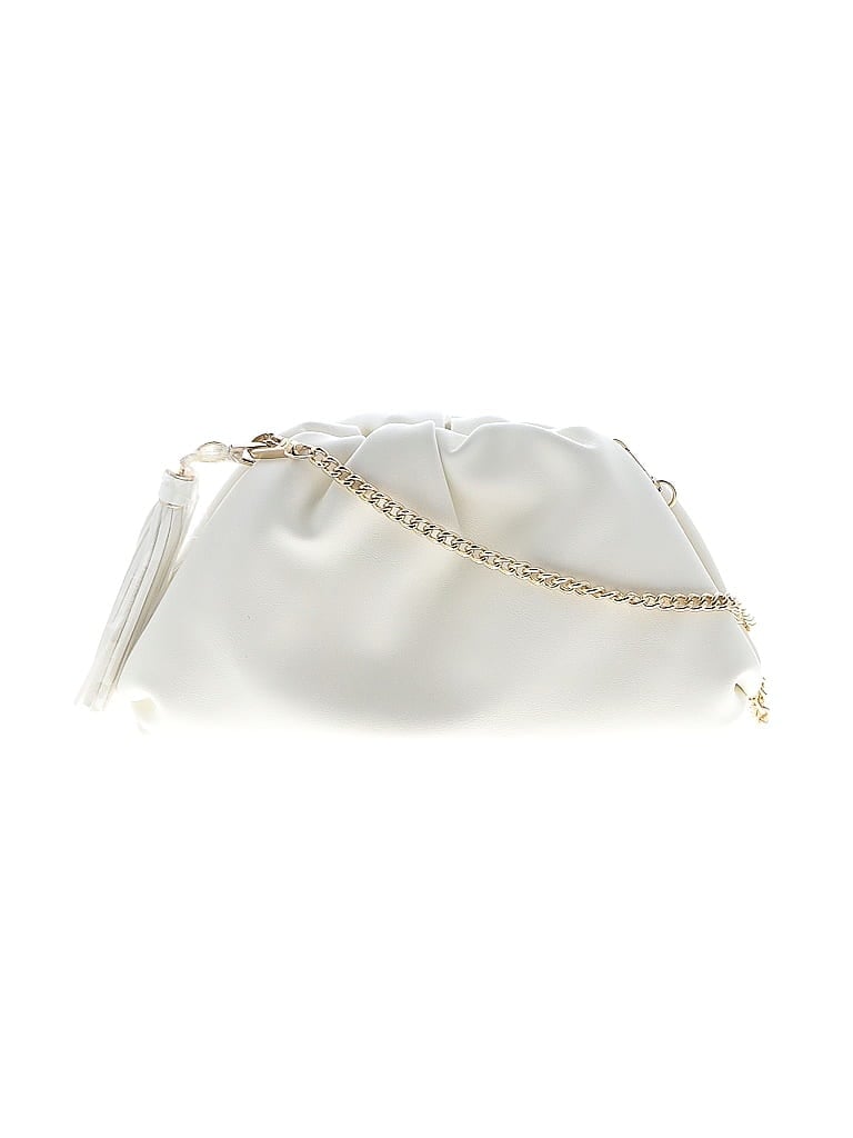 Click to view more detailed imagery on our partner's website Pre-owned Understated Leather Leather Clutch In White