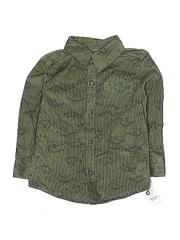 Carter's Long Sleeve Button-Down Shirt (view 1)