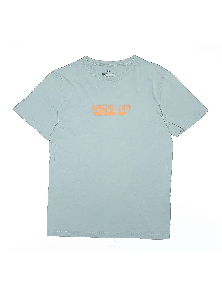 Pre-owned H&m Kids' Short Sleeve T-shirt In Gray