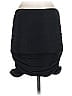 Unbranded 100% Polyester Solid Black Casual Skirt Size S (estimated) - photo 2