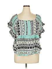 Easel Short Sleeve Blouse