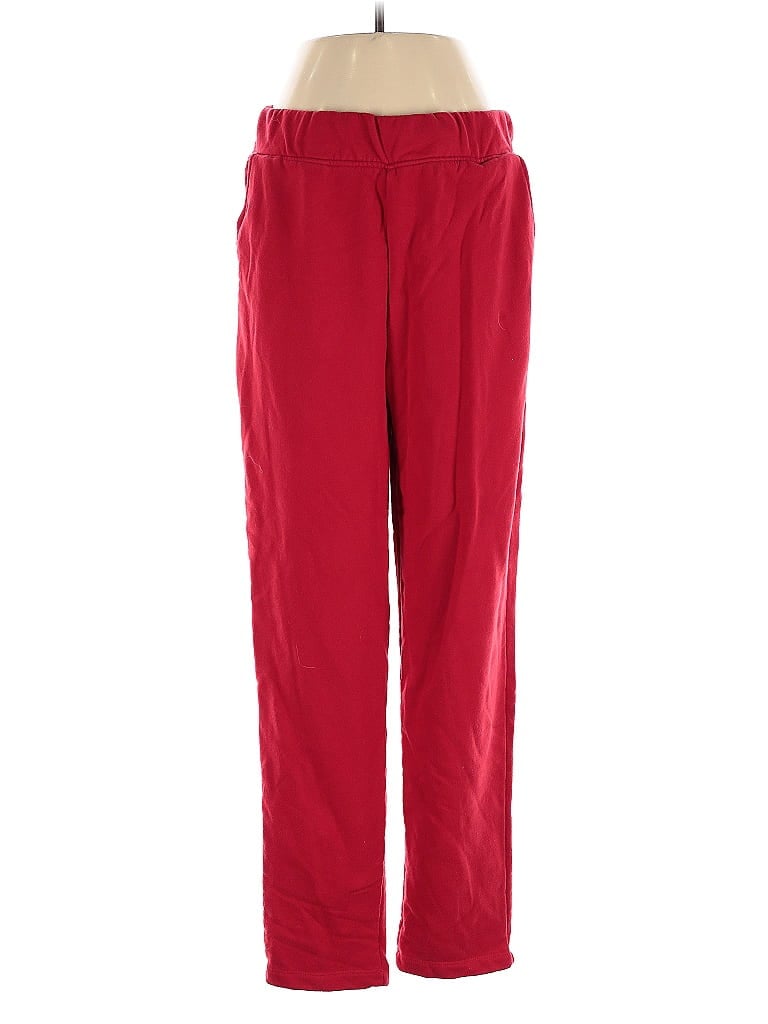Pre-owned Lands' End Casual Pants In Red
