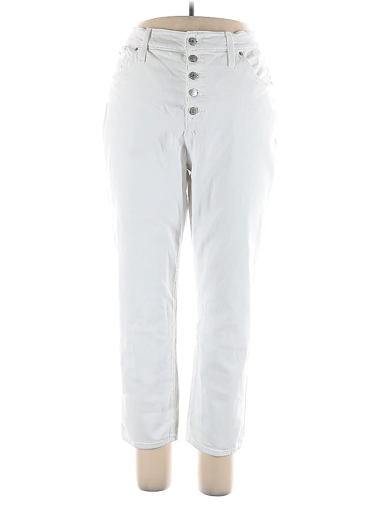 Pre-owned J.crew Factory Store Casual Pants In White