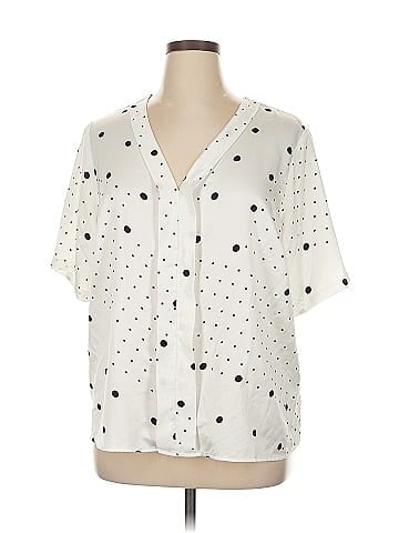 Tahari by ASL Short Sleeve Blouse (view 1)