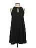 Ann Taylor LOFT 100% Polyester Solid Black Cocktail Dress Size XXS - photo 1