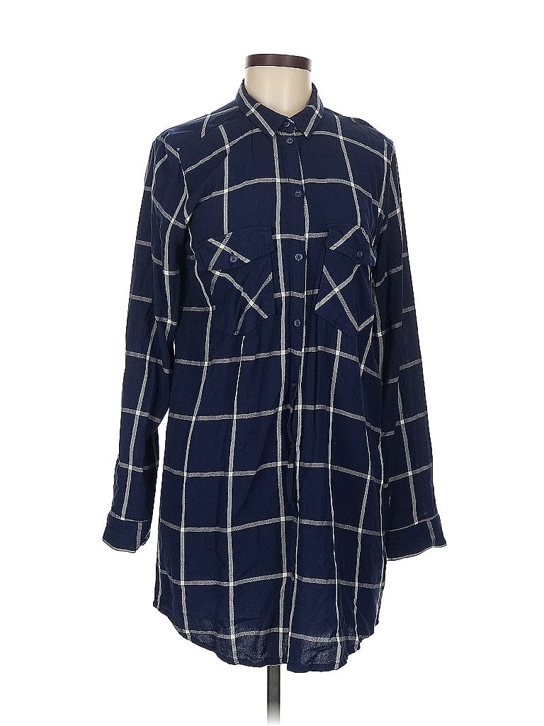 Pre-owned Divided By H&m Casual Dress In Blue