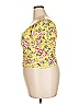 Ambiance Yellow Short Sleeve Top Size 2X - photo 4