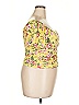 Ambiance Yellow Short Sleeve Top Size 2X - photo 3