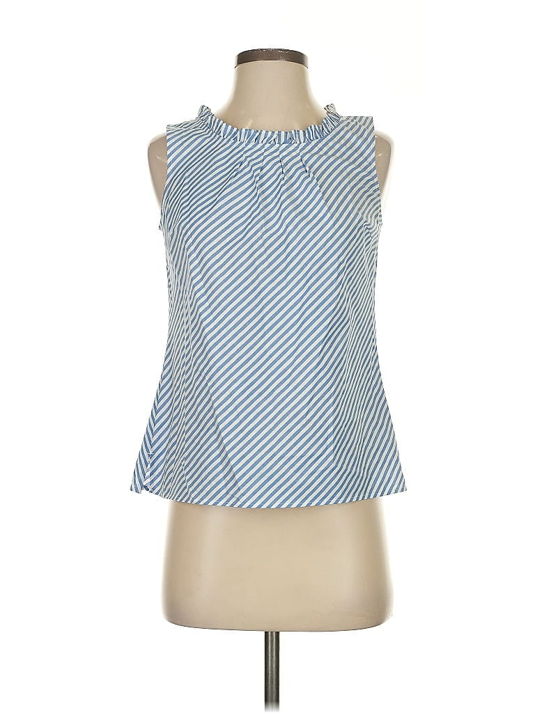 Pre-owned Talbots Sleeveless Blouse In Blue