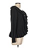 Sofia Cashmere 100% Cashmere Black Long Sleeve Blouse Size L - photo 4