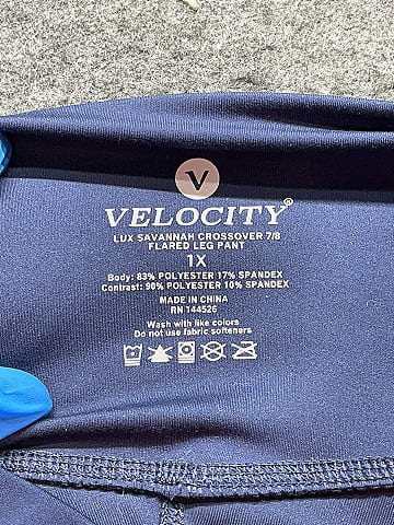 Velocity Blue Active Pants Size 1X