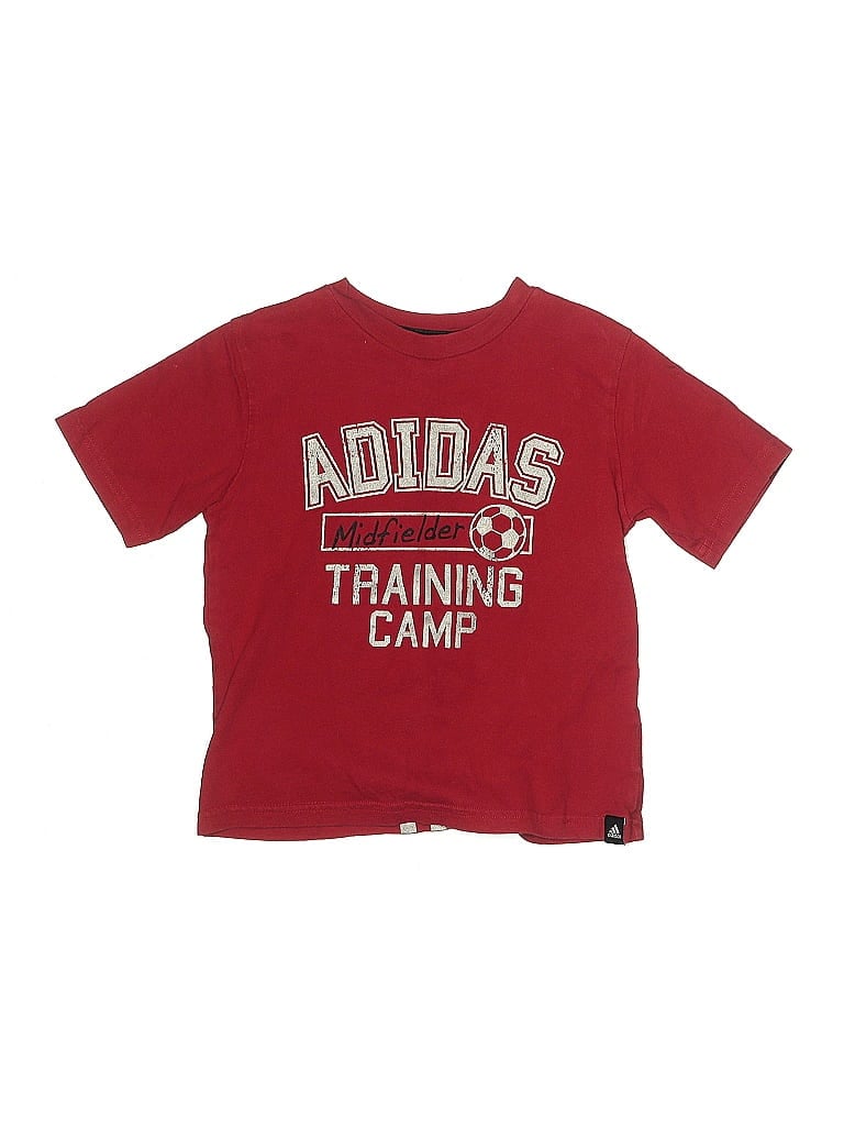 Click to view more detailed imagery on our partner's website Pre-owned Adidas Originals Kids' Active T-shirt In Red