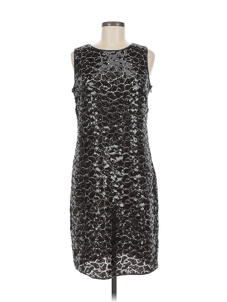 Pre-owned Per Se By Carlisle Cocktail Dress In Black