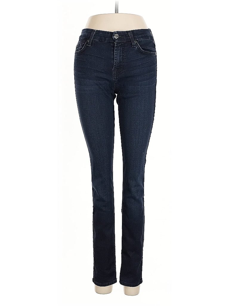 Pre-owned 7 For All Mankind Jeans In Blue