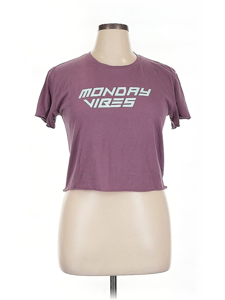 Next Level Apparel Purple Short Sleeve T-Shirt Size XL - photo 1