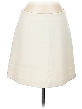 Theory Solid Ivory Casual Skirt Size 10