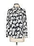 J.Crew 100% Polyester Print Ivory Long Sleeve Blouse Size 2 - photo 1