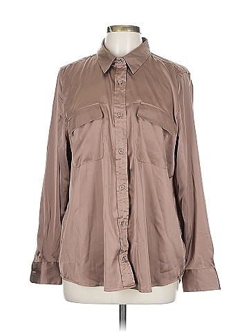 Equipment Long Sleeve Blouse (view 1)